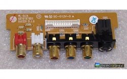 Side AV Input 6870T871B11 from LG RM-23LZ50 LCD TV