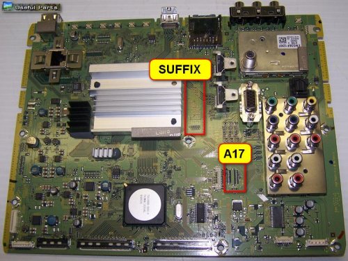 Signal Input Board TNPH0834 AC from Panasonic Plasma TV