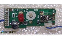 IR Sensor Board BN41-00990A from Samsung LN37B530P7F LCD TV