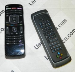 Vizio Remote with keyboard on the back - Netflix Amazon M-Go