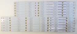 Sharp TPT500J1-HVN08 REV:S300B LED Light Kit (12 Strips)