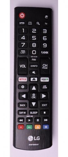 LG Smart TV Remote Control AKB75095307 w/ Netflix+Amazon buttons
