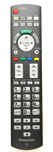 Panasonic TV Remote Control N2QAYB000571