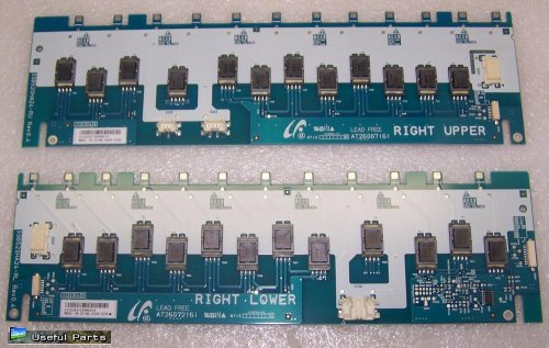 Backlight Inverter Set RU/RL from Sony KDL-52W3000 LCD TV