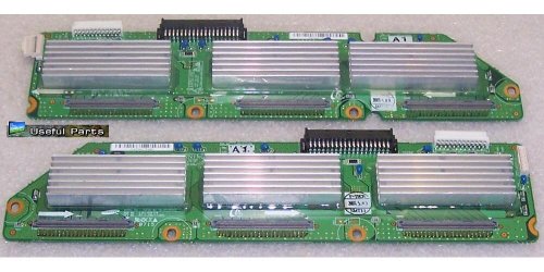 Y-Buffer Board Set LJ41-04417A from Samsung FP-T5084 PLASMA TV