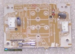 Fuse Board CEE131A from Toshiba 50HP86 PLASMA TV