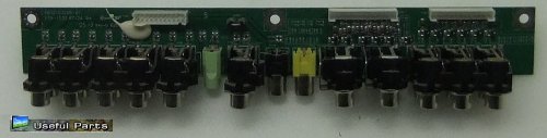 Side Input Board 6832153200-01 from HP HSTND-3L02 LCD TV