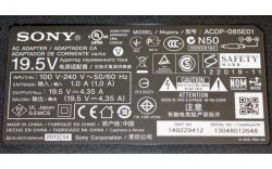 SONY OEM ACDP-085E01 AC Adapter 19.5V 4.35A