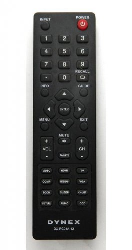 Dynex Remote Control DX-RC01A-12