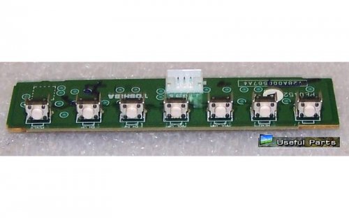 Button Board V28A000567A4 from Toshiba 46RF350U LCD TV