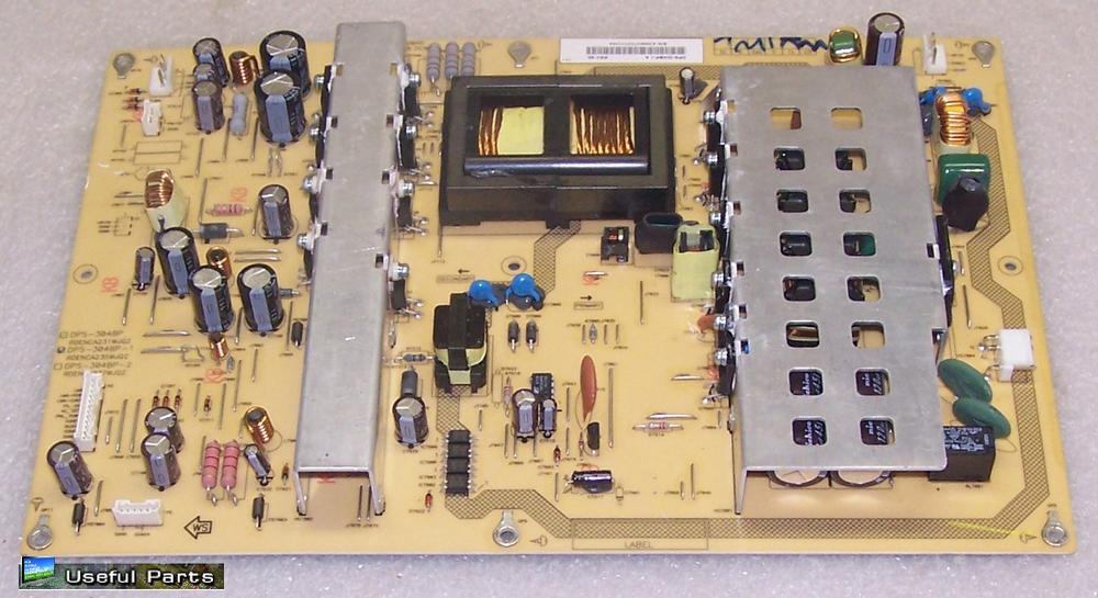 Sharp Power Supply Repair Kit For LC-52BD80U, LC-52D85UN – Model DPS-286AP / RDENCA336WJQZ