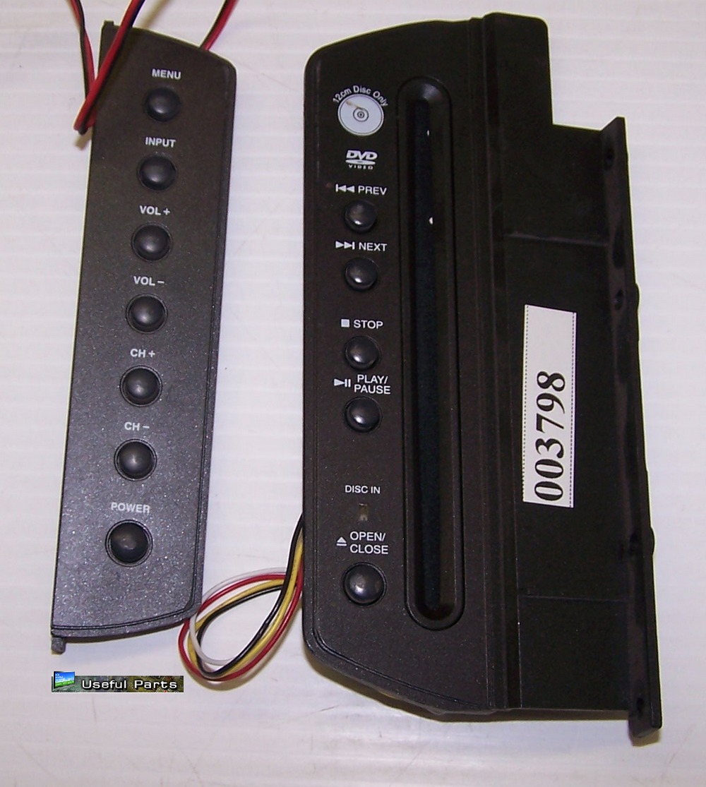 Button Board Set from Insignia NS-LTDVD26-09 LCD TV