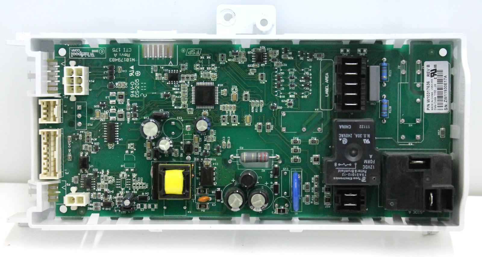 Dryer Electronic Control Board W10317636 REV. B [008274]
